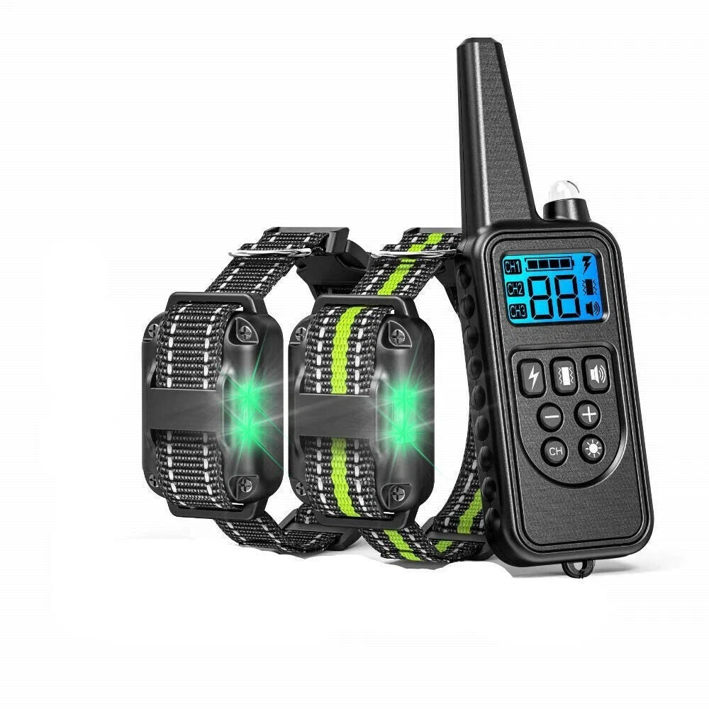 Anti Bark Electric Shock Dog Pet Training E-Collar Obedience Remote Control AU
