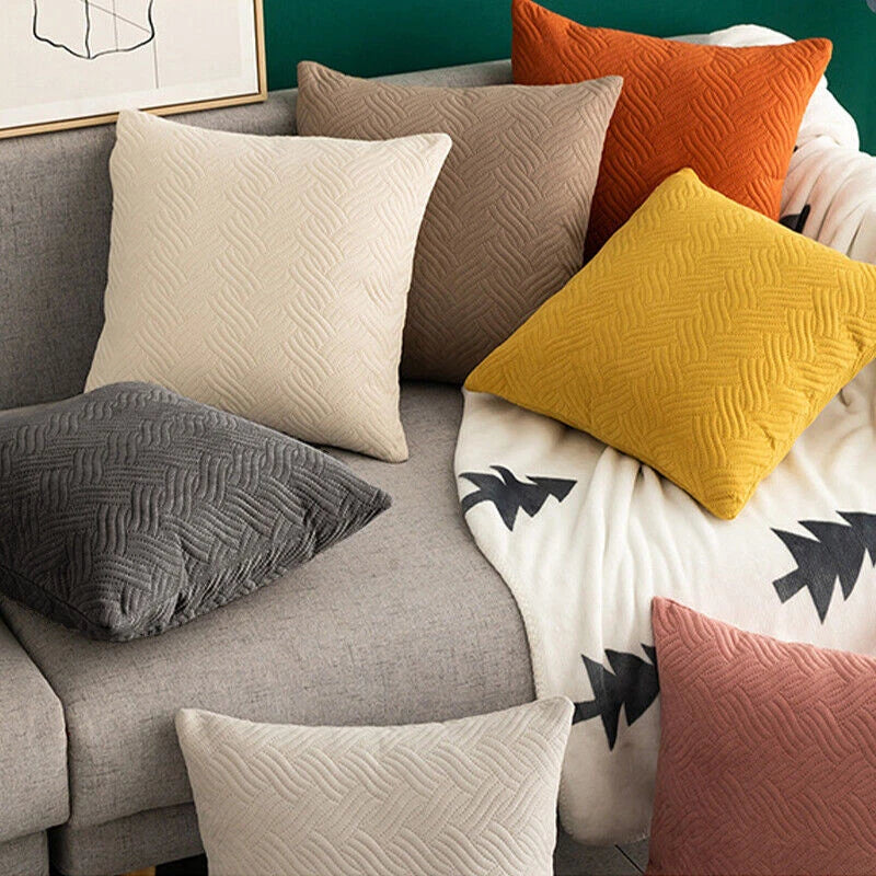 Home Decor Velvet Cushion Cover 1Pc Soft Square Pillowcase Modern Luxurious