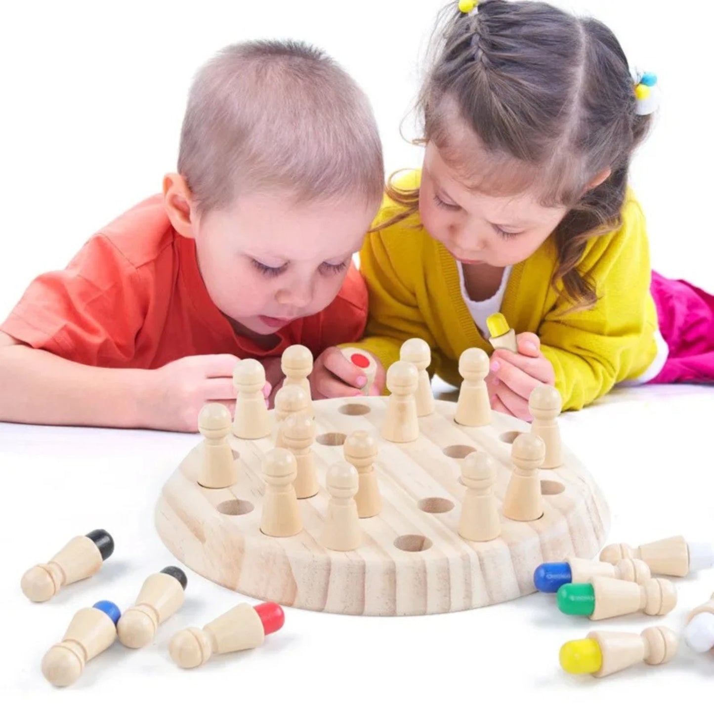 Wooden Memory Match Stick Chess Game Funny Block Board Game Kids Education Toys