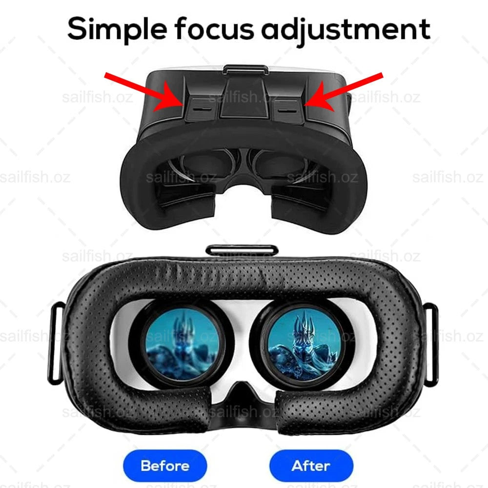 Virtual Reality 3D VR Glasses Headset Box Helmet for Phone and Android phone