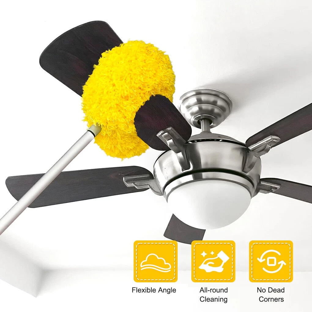 Ceiling Fan Blade Cleaner Ceiling Duster Washable for Cleaning Wall Door Window