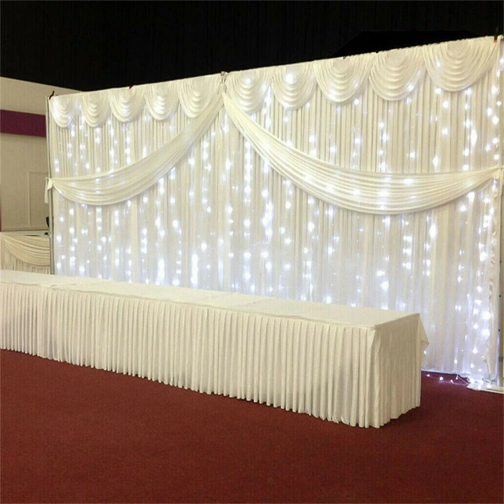 6Mx3M Adjustable Heavy duty Telescopic Wedding Backdrop Stand Pipe &Drape System