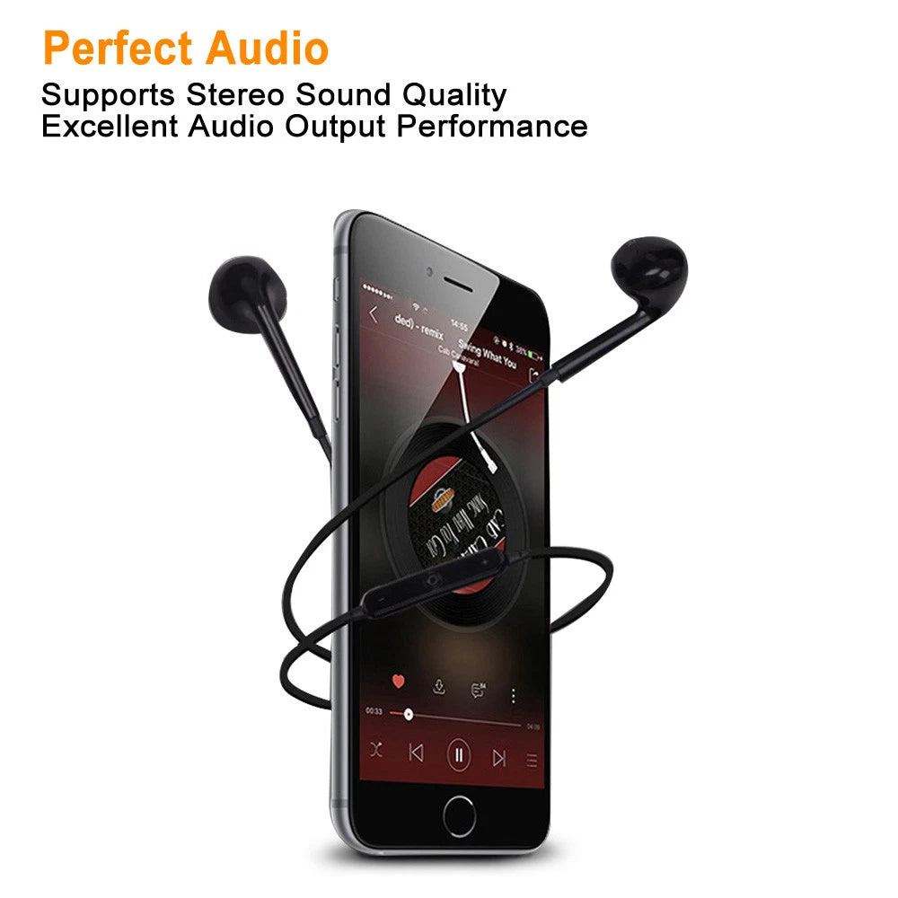 Premium Bluetooth Wireless Headphones Running Sport Earphones Gift with Mic
