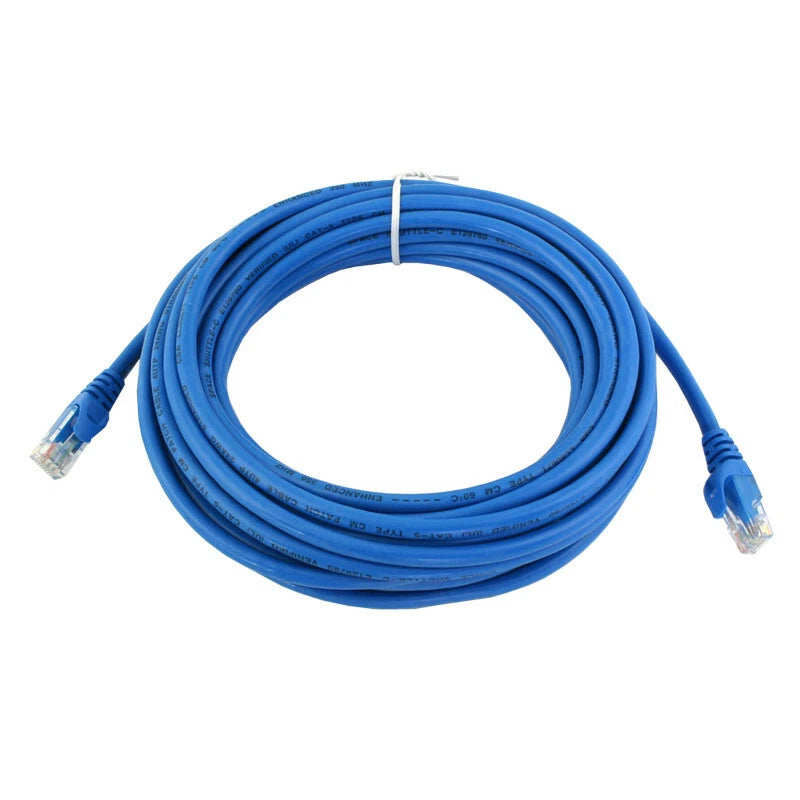 10m 20m 30m 40m 50m 5m  Ethernet Network Cable LAN Router Internet Patch Lead CAT5e