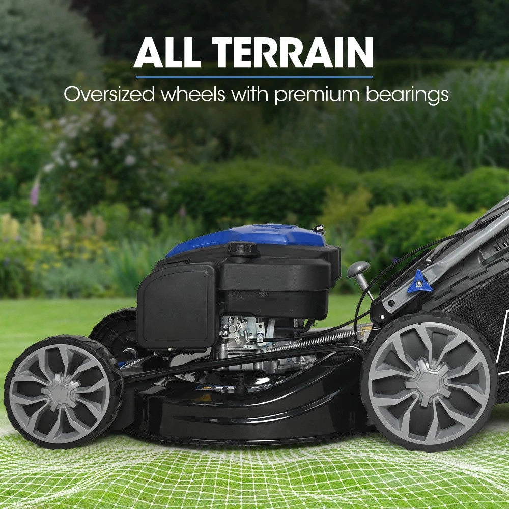 POWERBLADE 22" 224cc Self-Propelled Lawn Mower E-Start Petrol 4-Stroke Lawnmower