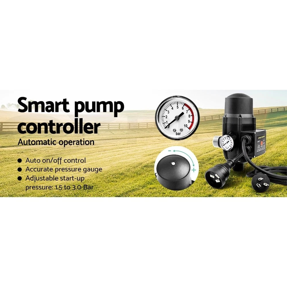 Giantz Garden Water Pump High Pressure 2500W Max 5-Stage Tank Irrigation Black