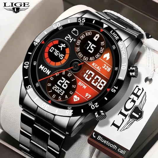 Bluetooth Call Smart Watch Waterproof Men Sport Full Touch Screen Smartwatch HOT