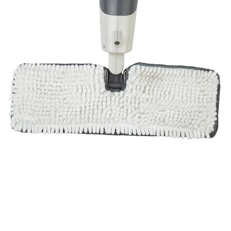 Double-Sided Spray Mop with Microfibre Mop Pads for Wood Floor  360° Swivel