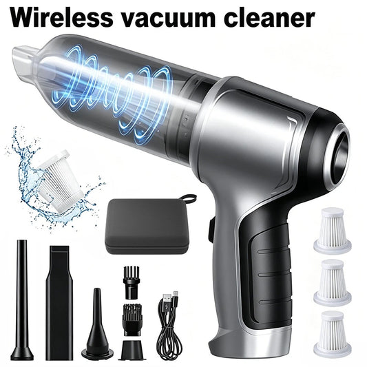 95000PA Handheld Wireless Vacuum Cleaner Home & Car Dust Blower Mini Air Duster