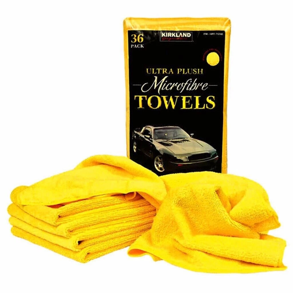 36 Kirkland Ultra Soft Plush Microfibre Car Towels Cloths 40x40 Free post 2025