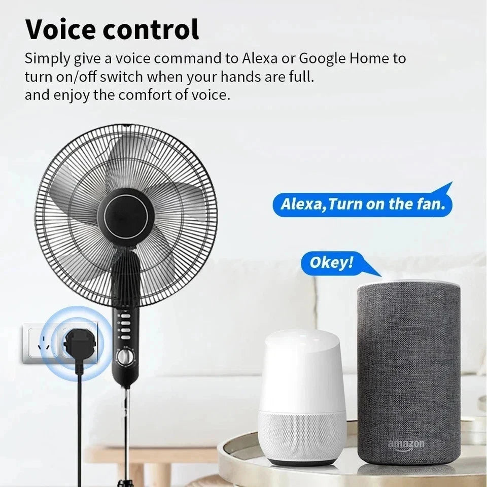 16A Smart WiFi Socket Plug Switch AU Voice Control Timer Tuya Alexa Google Home1