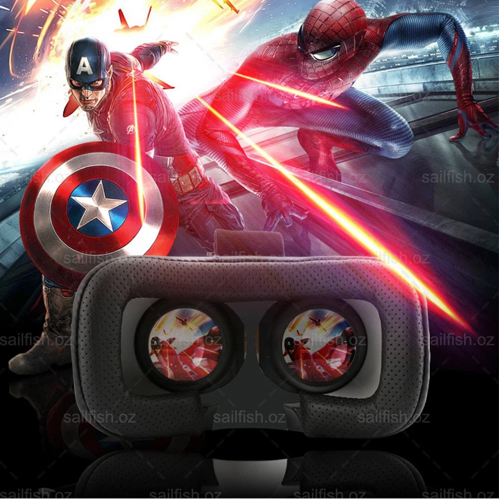 Virtual Reality 3D VR Glasses Headset Box Helmet for Phone and Android phone