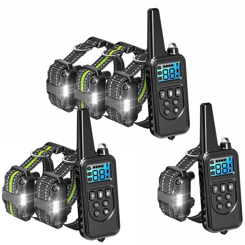 Anti Bark Electric Shock Dog Pet Training E-Collar Obedience Remote Control AU