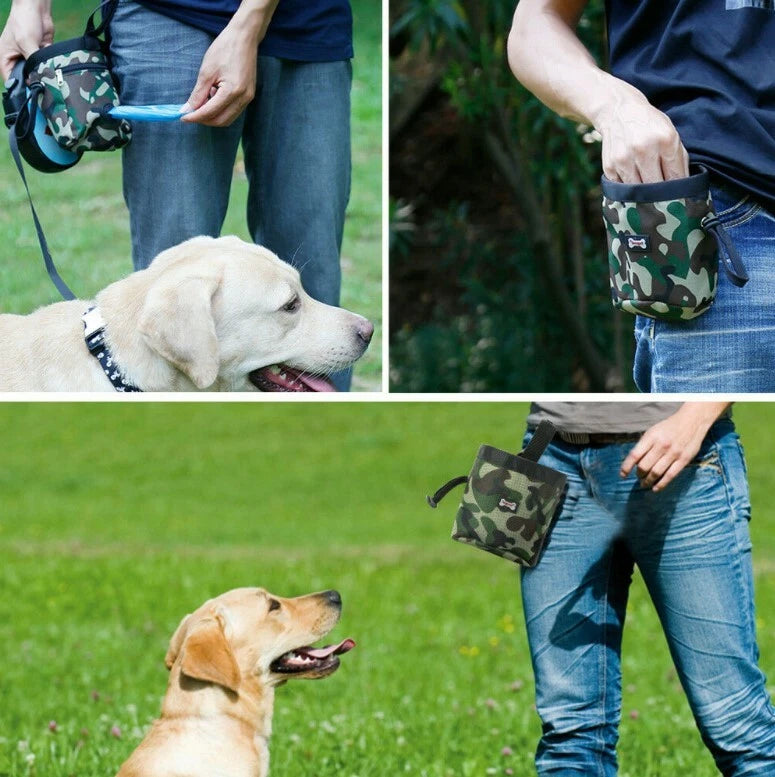 Pet Dog Obedience Training Treat Pouch Carrier Holder Doggie Bait Snack Bag