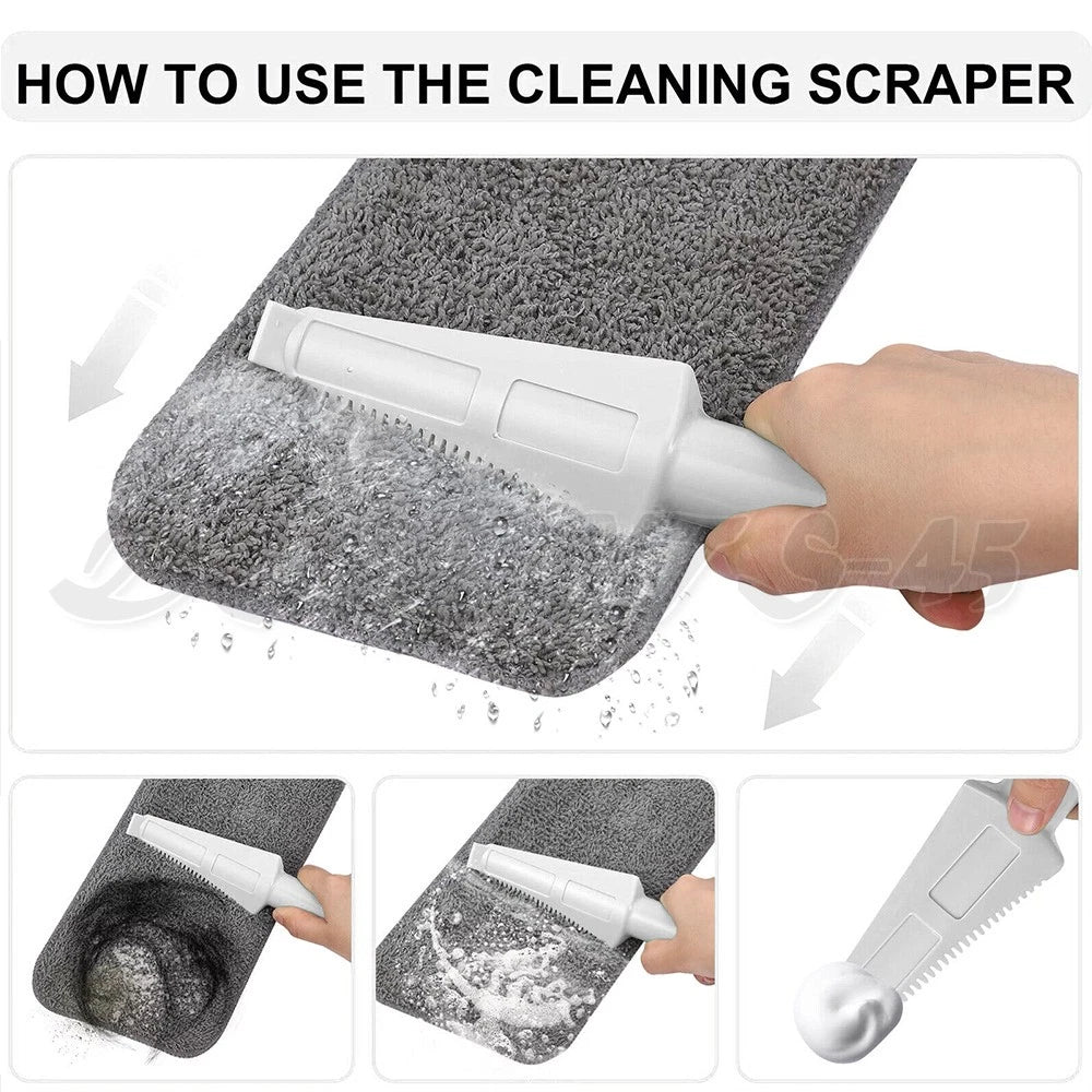 Spray Mop Microfibre Flat Mop Cleaner Floor Kitchen Bathroom Cleaner with 6 Mops