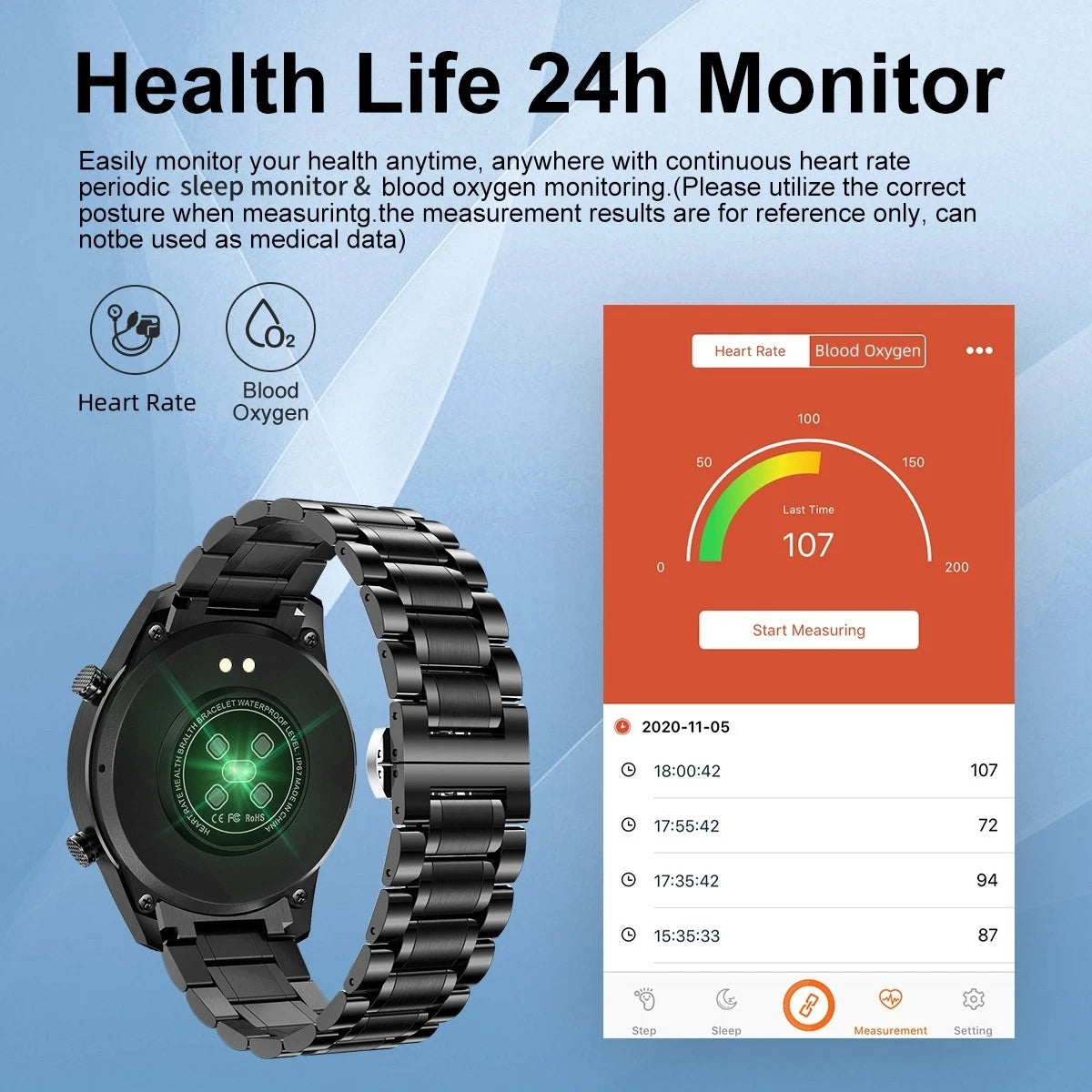 Bluetooth Call Smart Watch Waterproof Men Sport Full Touch Screen Smartwatch HOT