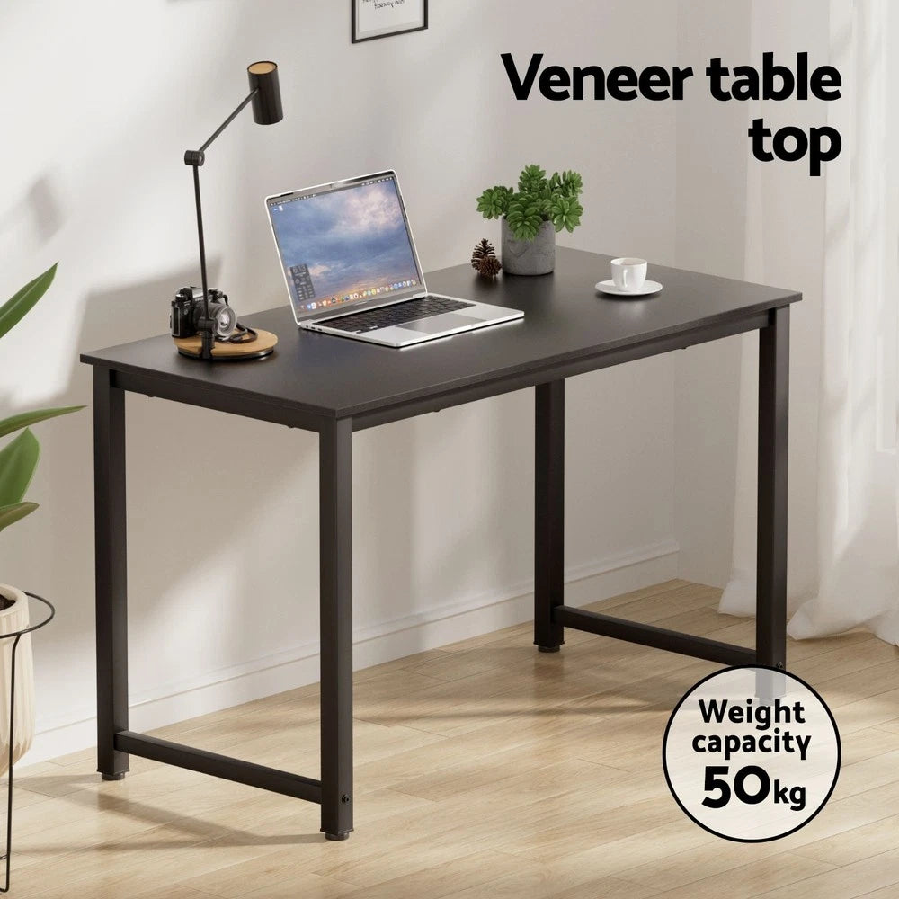 Artiss Computer Desk Home Office Study Table Laptop PC Desks Black 120CM