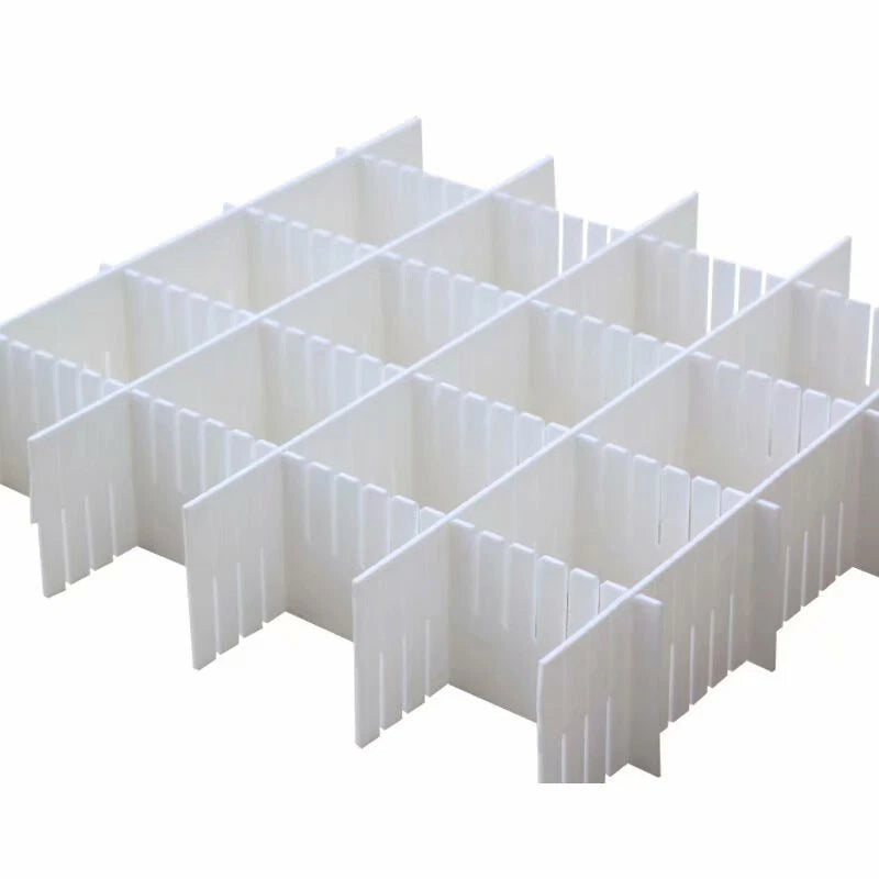 24X Adjustable Clapboard Drawer Cabinet Divider Partition DIY Storage Organiser