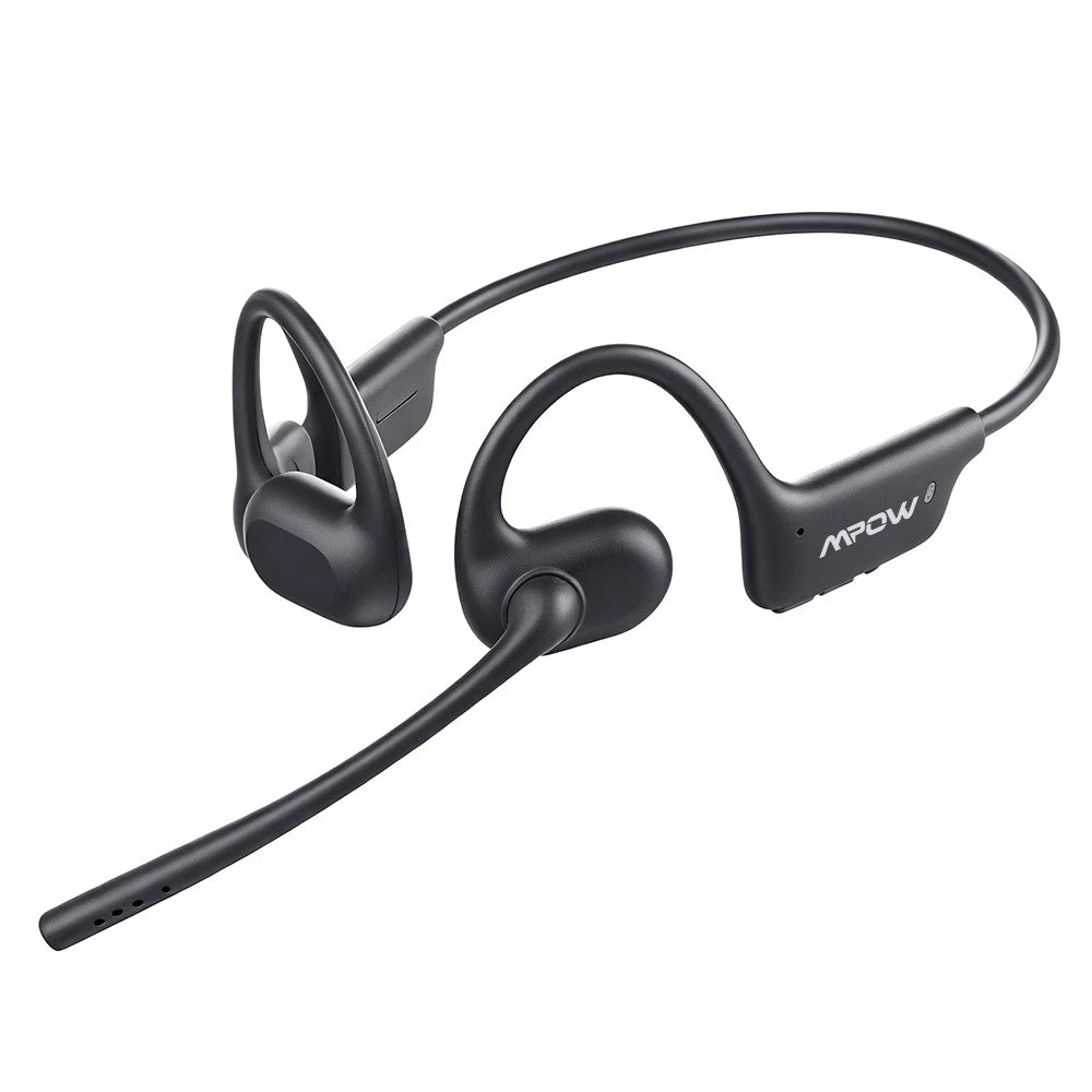 Mpow Air Conduction Headphones Trucker Bluetooth Headset Dual Noise Cancelling