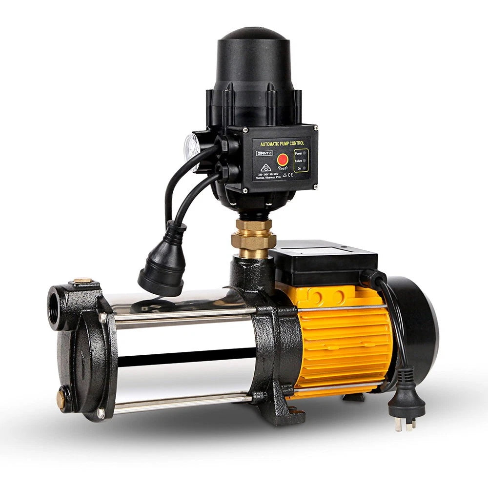 Giantz Garden Water Pump High Pressure 2500W Max 5-Stage Tank Irrigation Black