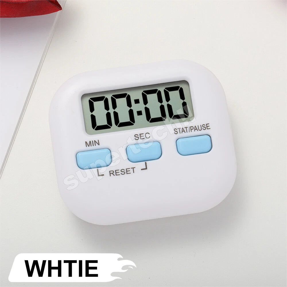 Kitchen Timer Digital Alarm Count Down Sport Clock Egg Cook Stick 99min Magnetic