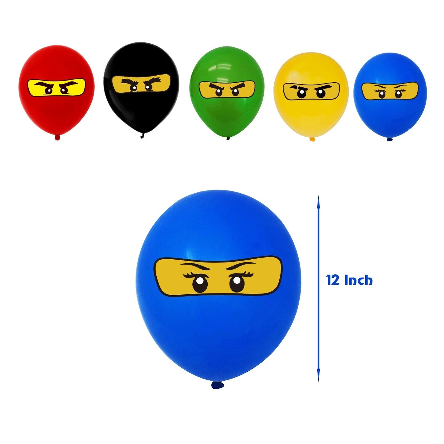 Ninjago Party Supplies Balloons Banner Cake Toppers Party Decorations