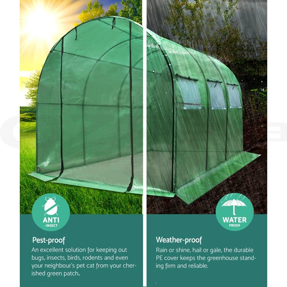 Green Fingers Greenhouse Walk in Green House Plant Garden Dome 3x2x2M