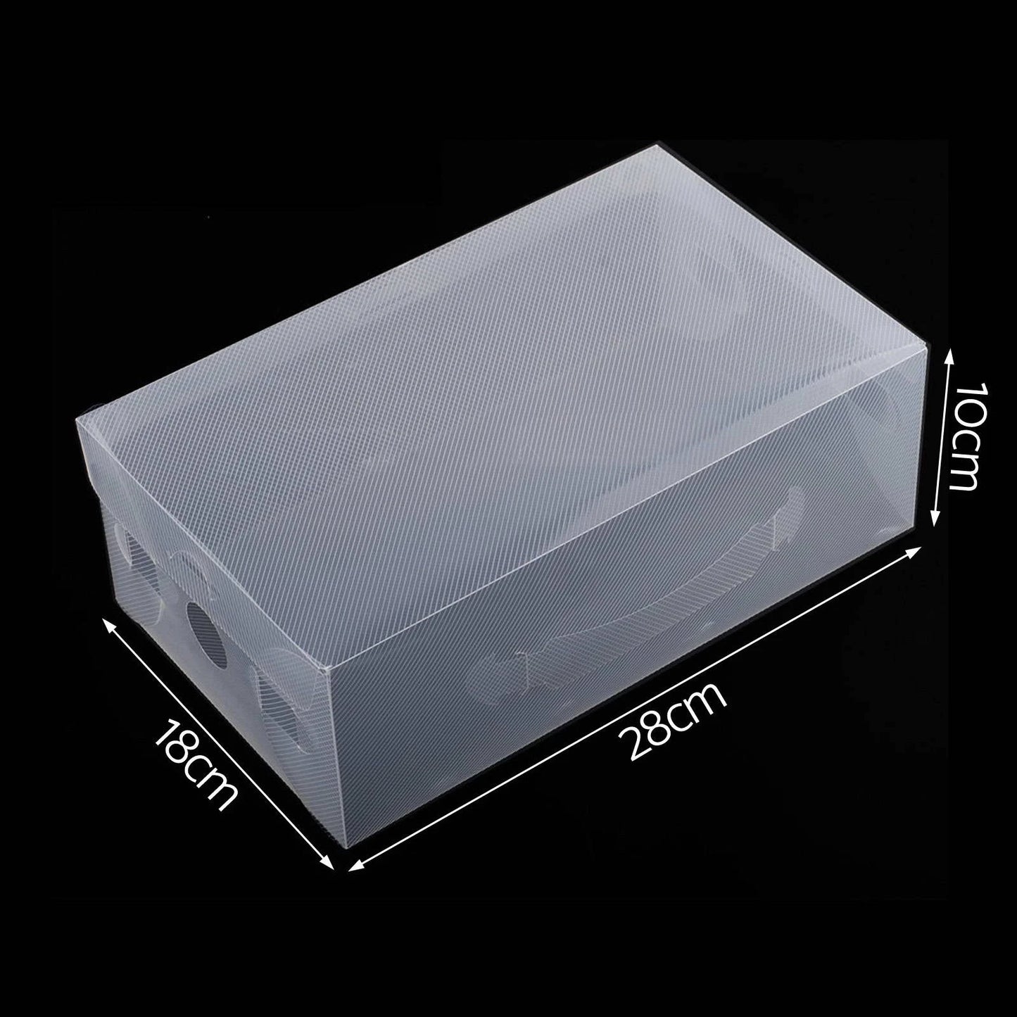 Artiss 20X Shoe Box Storage Clear Case Foldable Stackable Plastic Transparent