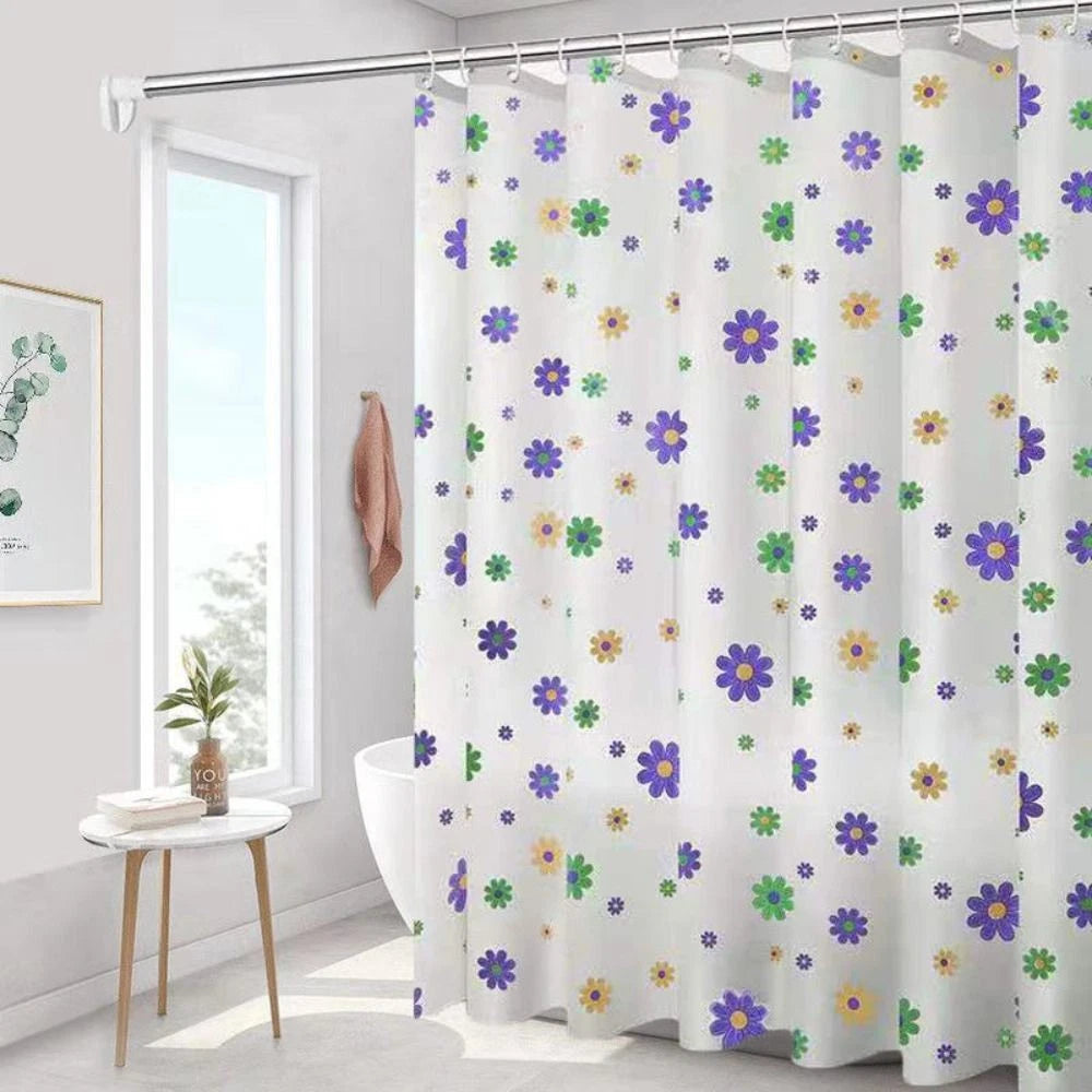 Mildew Proof Bathroom Curtain Waterproof Printed Shower Curtain