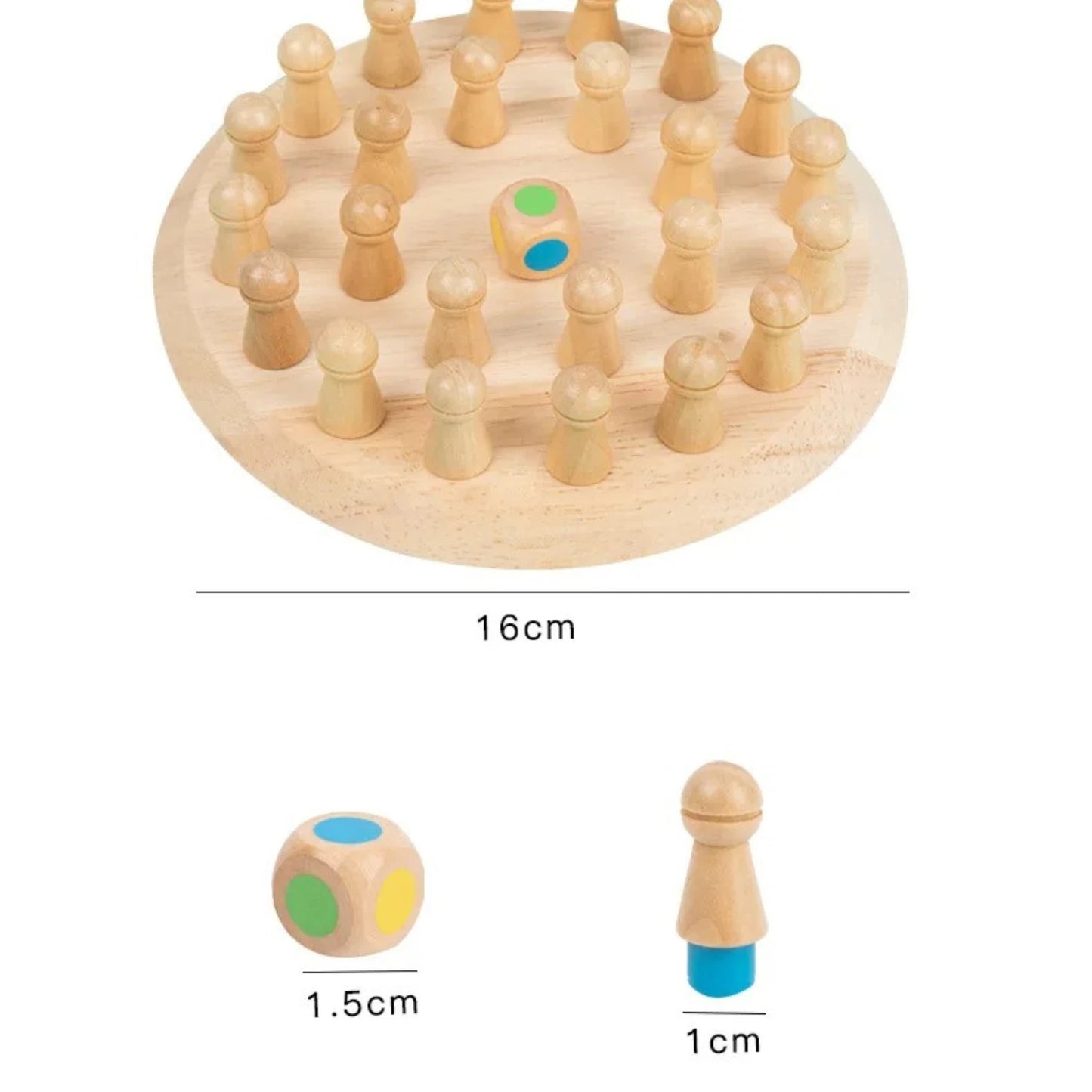 Wooden Memory Match Stick Chess Game Funny Block Board Game Kids Education Toys