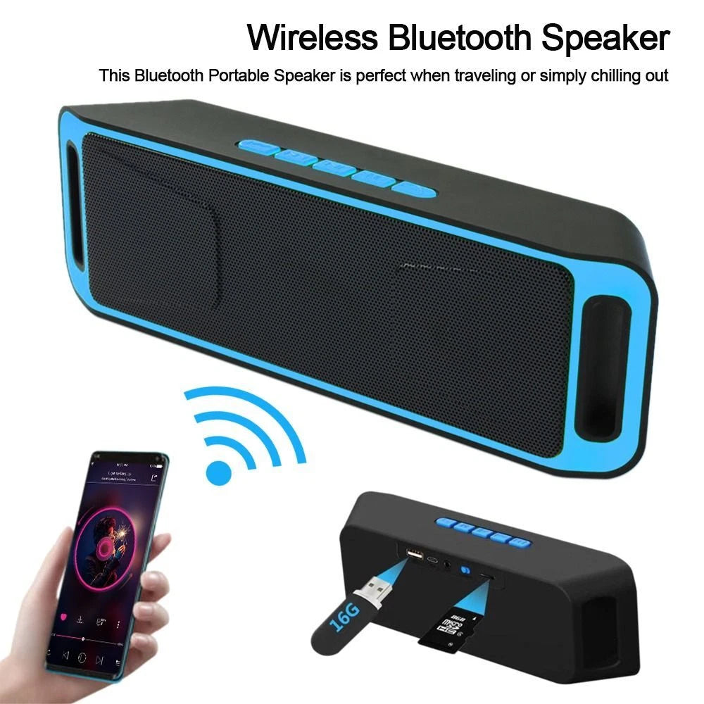 Portable Waterproof High Power High Bass Bluetooth Speaker Stereo Loud Speaker