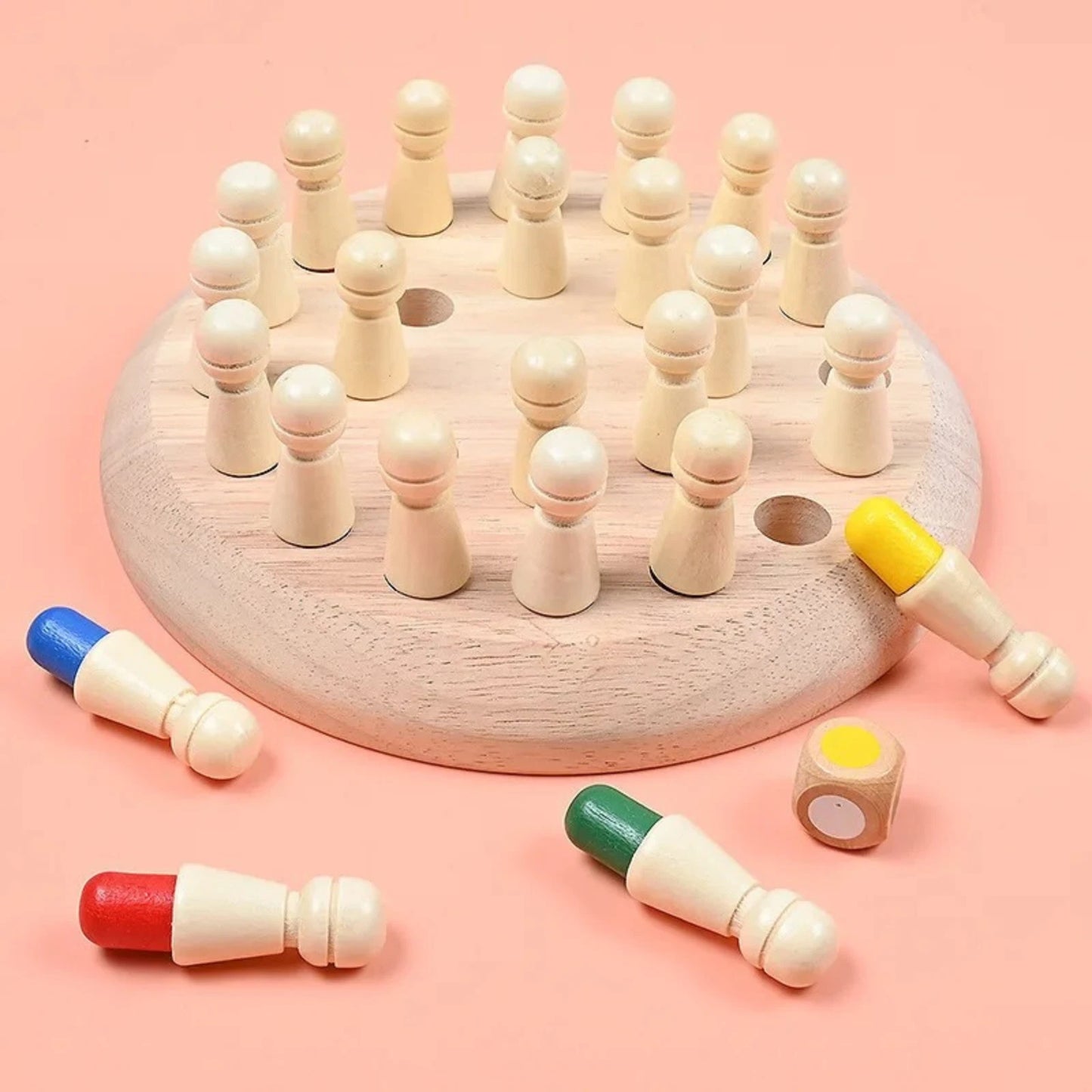 Wooden Memory Match Stick Chess Game Funny Block Board Game Kids Education Toys