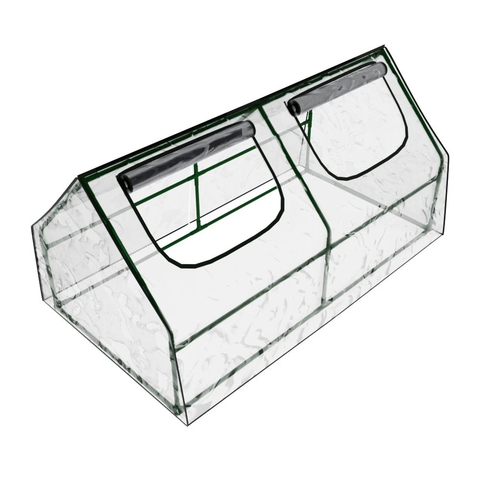 Green Fingers Greenhouse Mini Green House Raised Garden Bed Planter 0.9x1.8x0.9M