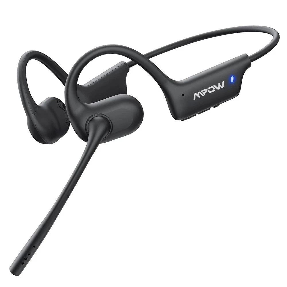 Mpow Air Conduction Headphones Trucker Bluetooth Headset Dual Noise Cancelling