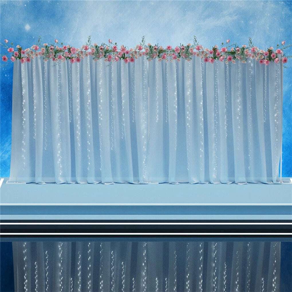 6Mx3M Adjustable Heavy duty Telescopic Wedding Backdrop Stand Pipe &Drape System