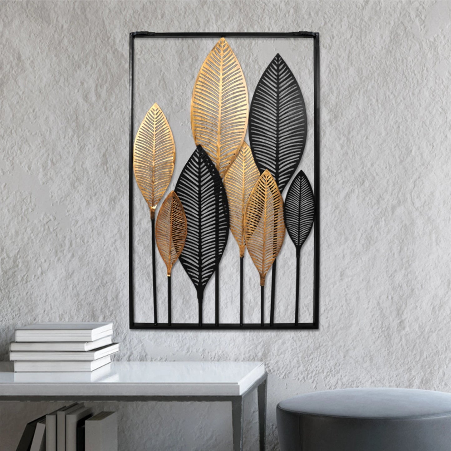 Large Metal Wall Art Leaf Tree Of Life Hanging Home Decor Sculpture Garden