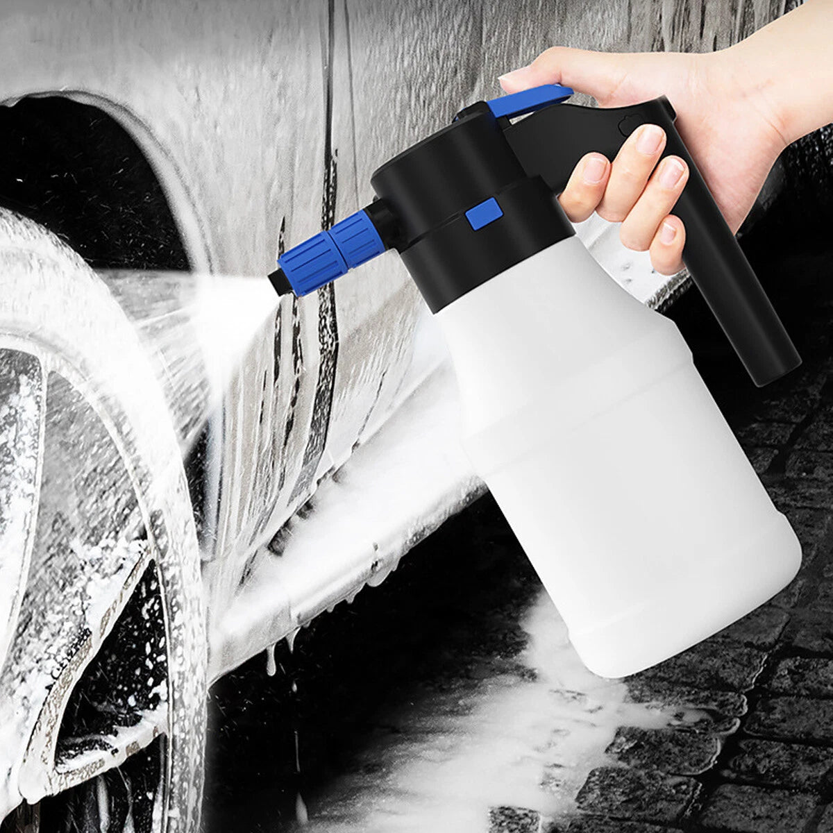 Wireless Electric Foam Pressure Washer High Pressure Garden Car Cleaning Tool