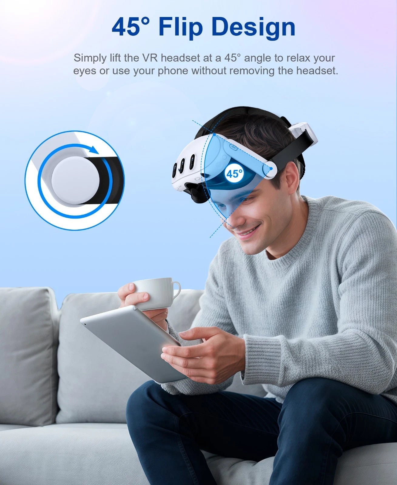 for VR Headset Accessories Adjustable Head Strap for Meta Quest 3s/3/2 Headstrap