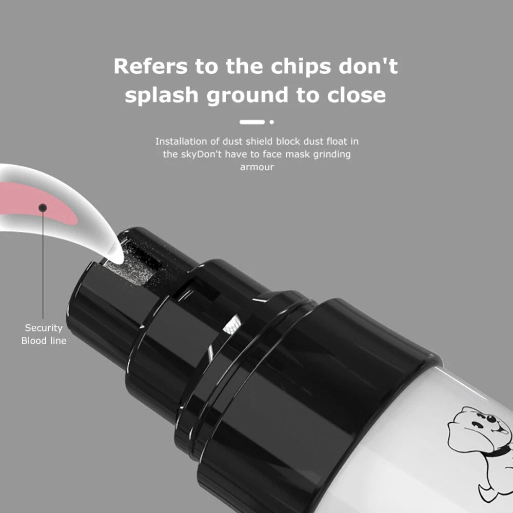 Electric Pet Nail Clippers Dog Cat Nail File Claw Grooming Nail Grinder Trimmer