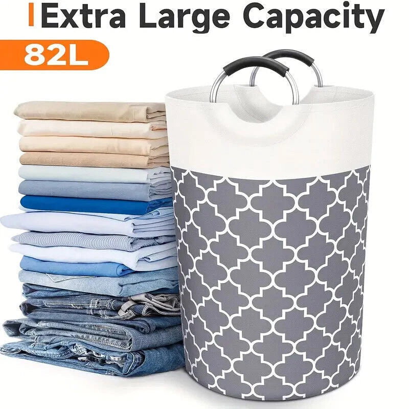 82L Large Capacity Laundry Basket for Dirty Clothes Toy Storage and Organizing