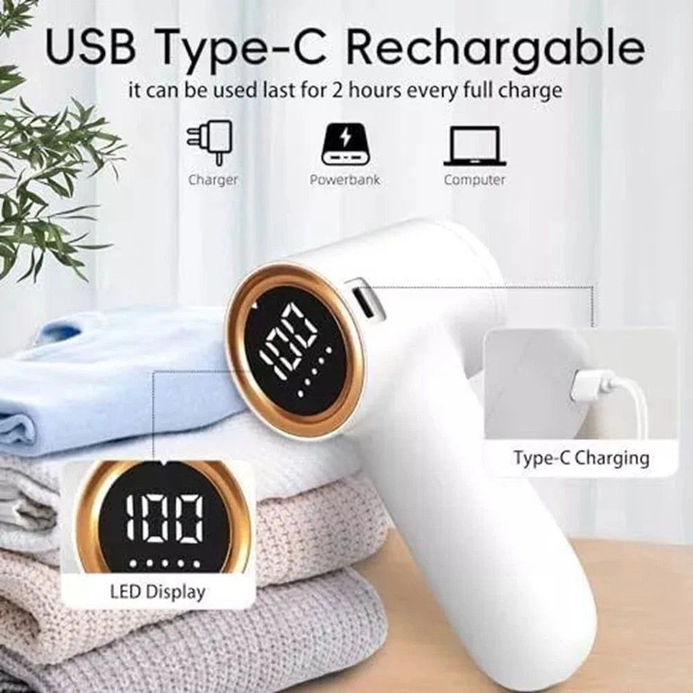 Electric Lint Remover Clothes Cleaner Fabric Shaver USB Rechargeable Defuzzer AU