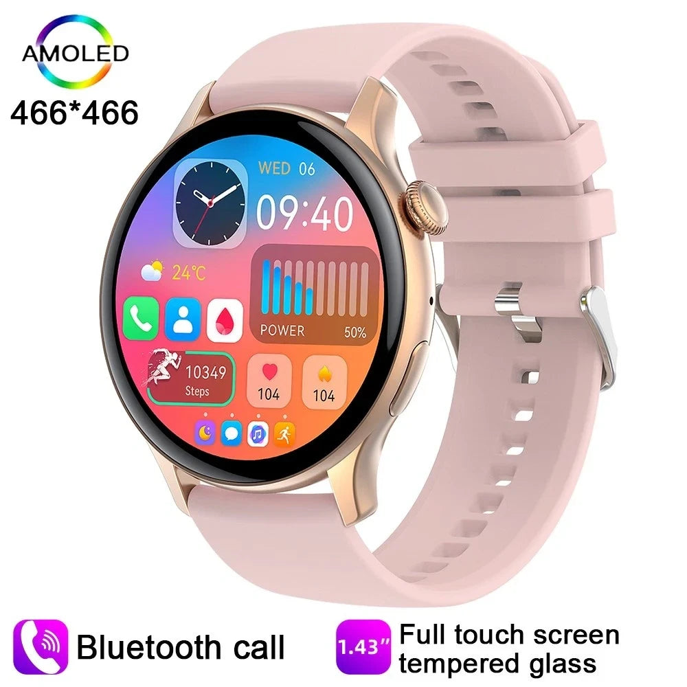 New Smart Watch Full Touch Screen AMOLED Bluetooth Call for Women and Men -DT85