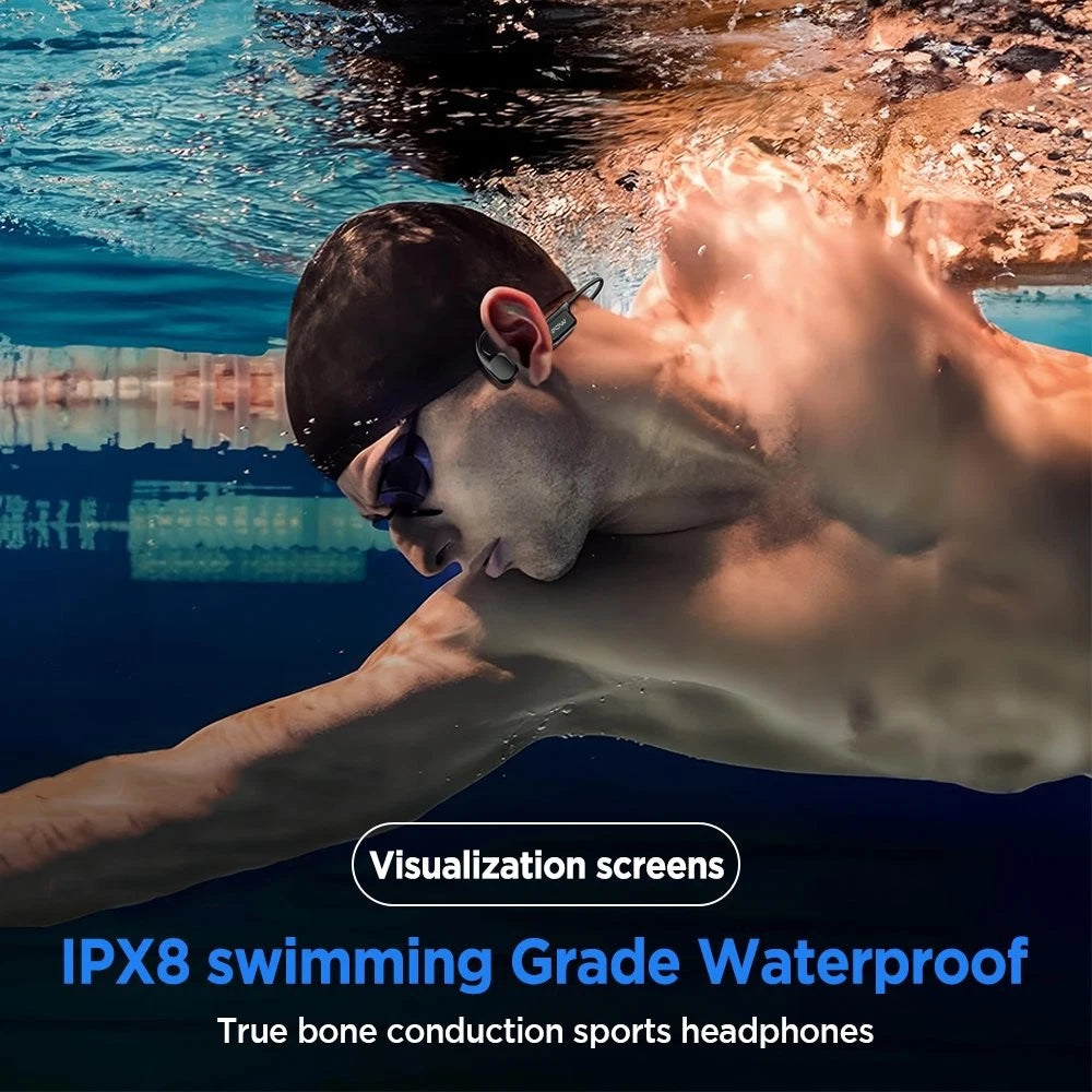 Mpow Bone Conduction Headphones  Bluetooth Waterproof MP3 Swimming Earphones 32G