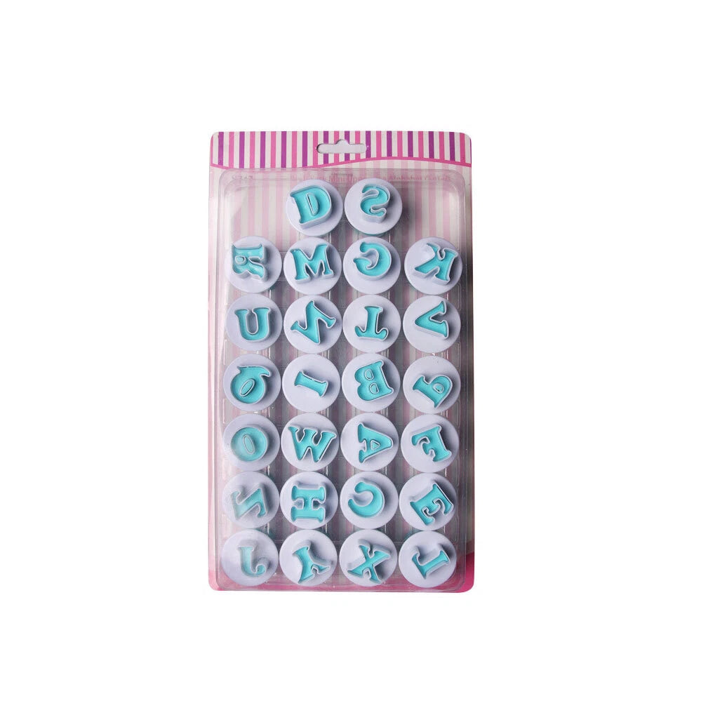 Alphabet Number Cutter Cake Decorating Mold Icing Mould Set Letter Fondant