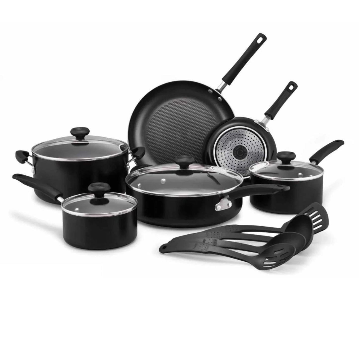 RACO Smartstart Nonstick Induction 6 Piece Cookware Set + 4  Utensils