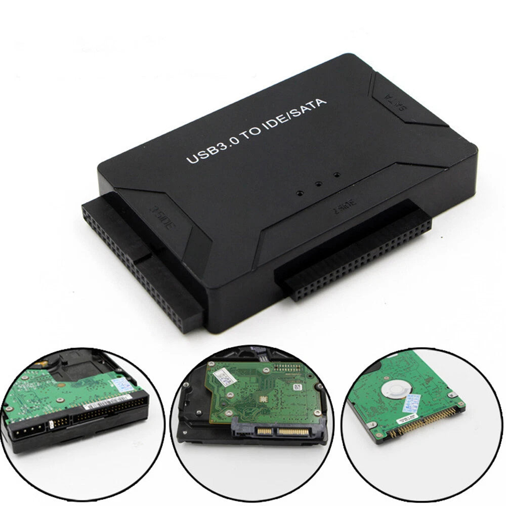 SATA IDE to USB 3.0 Adapter External Hard Drive Converter 2.5 3.5 Inch Data Kit