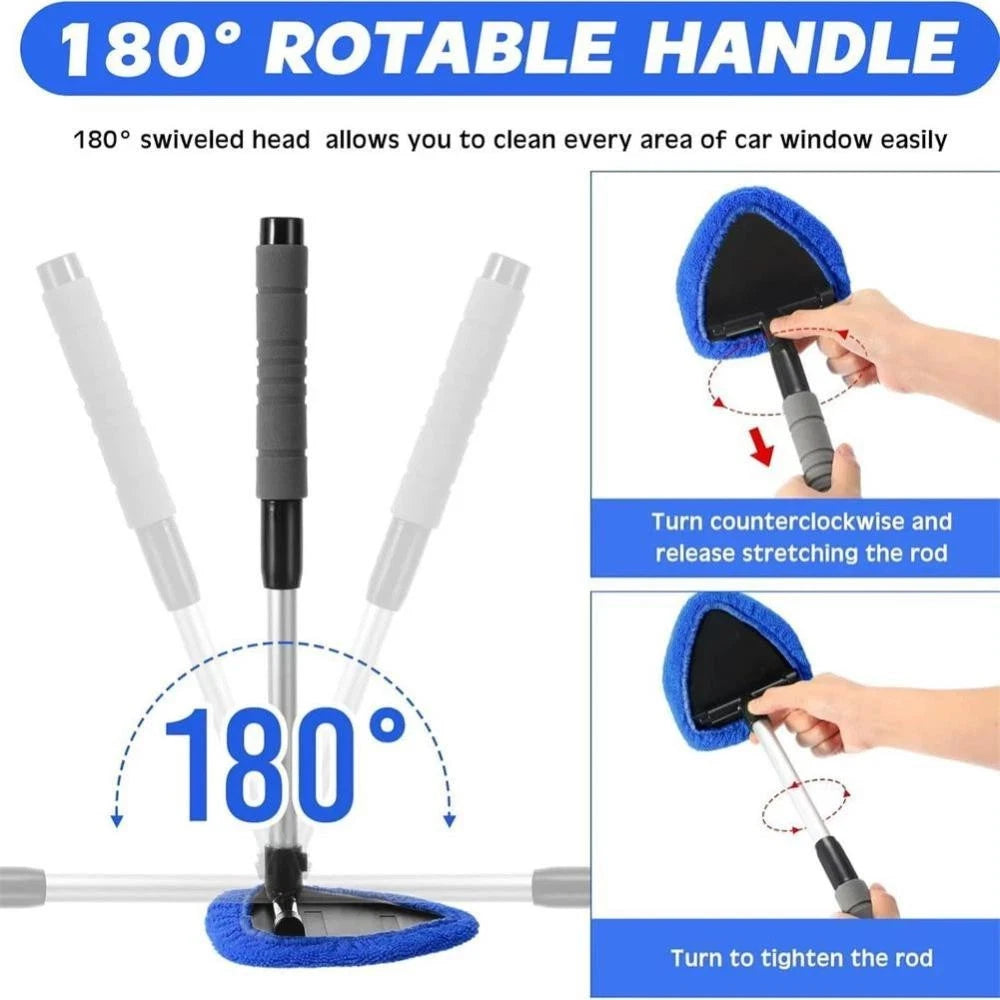 Window Cleaning Windshield Cleaner Wiper Glass Windscreen Car Brush Tool Set