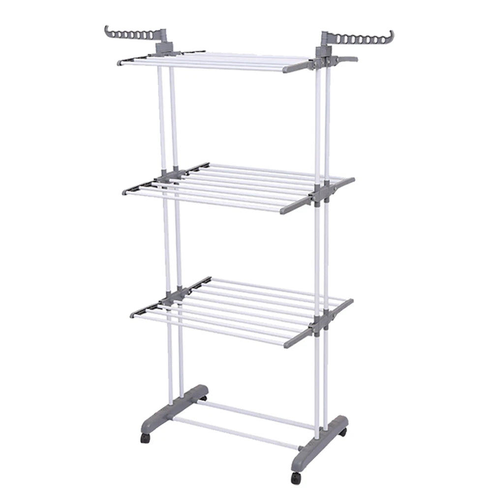 Foldable Garment Hanger Shoes Clothes Airer Drying Rack Laundry Support Horse AU