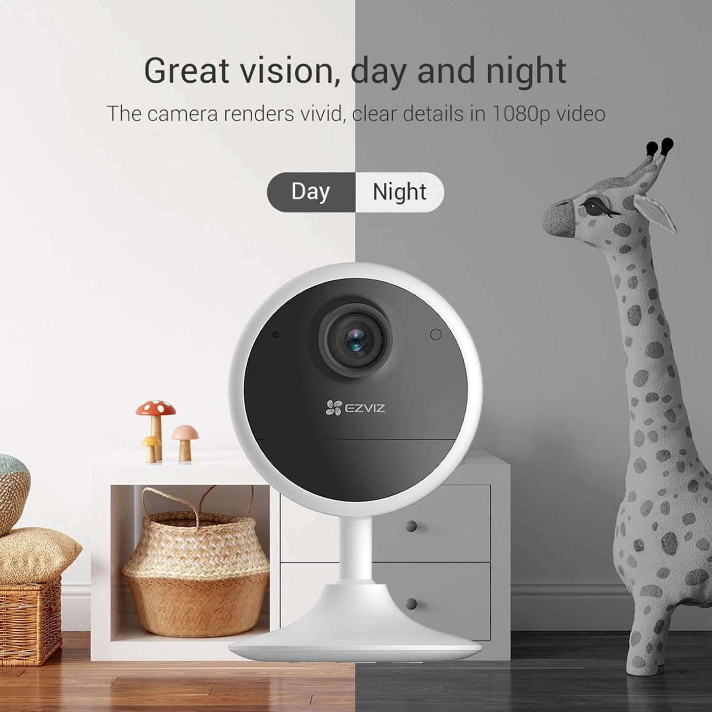 EZVIZ CB1 Wireless Battery Powered Security Camera 1080P Baby and Pet Monitor