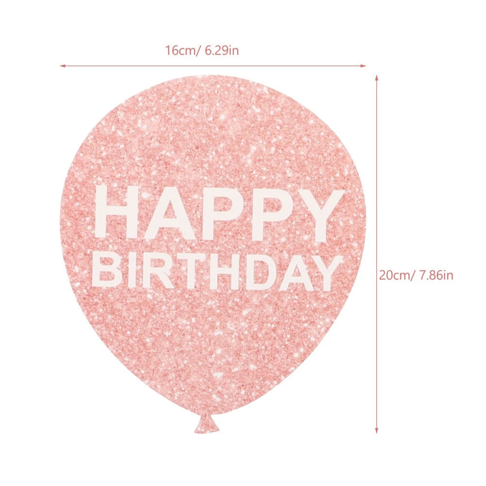 1 Set of Birthday Photo Booth Props Selfie Prop Party Supplies Decorations